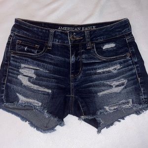 Denim shorts